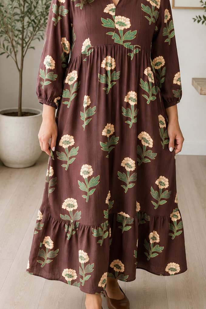 Brown_Floral_V_Neck_Plus_Dress.png