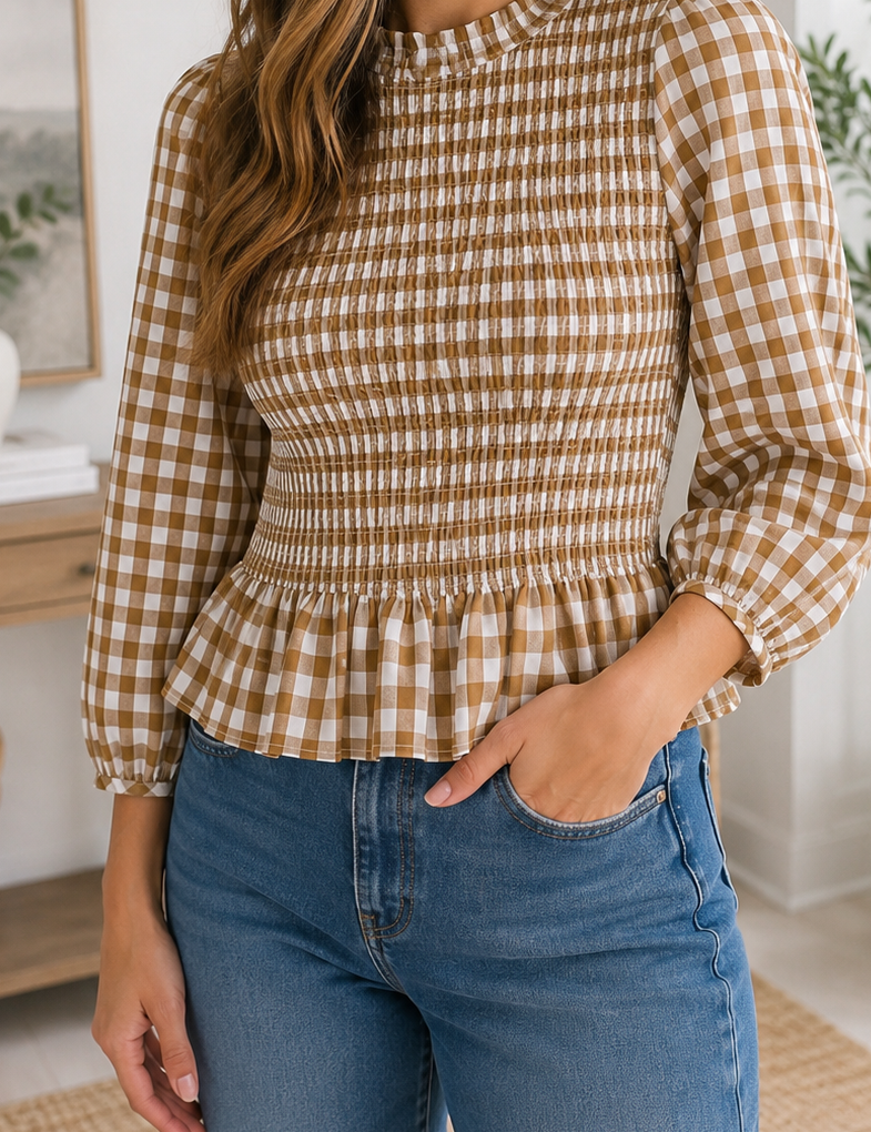 Brown_Plaid_Peplum_Top.png