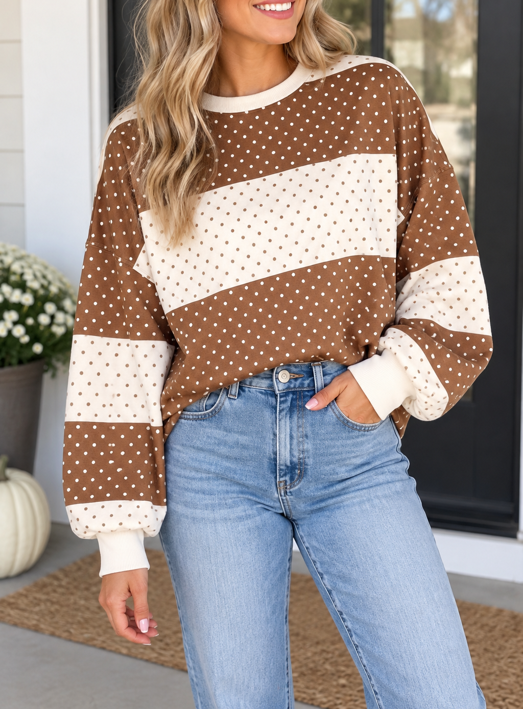 Brown_Polka_Dot_Plus_Top.png
