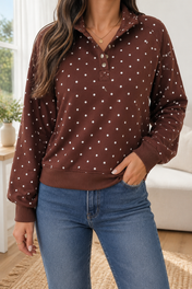Polka Dot Pullover