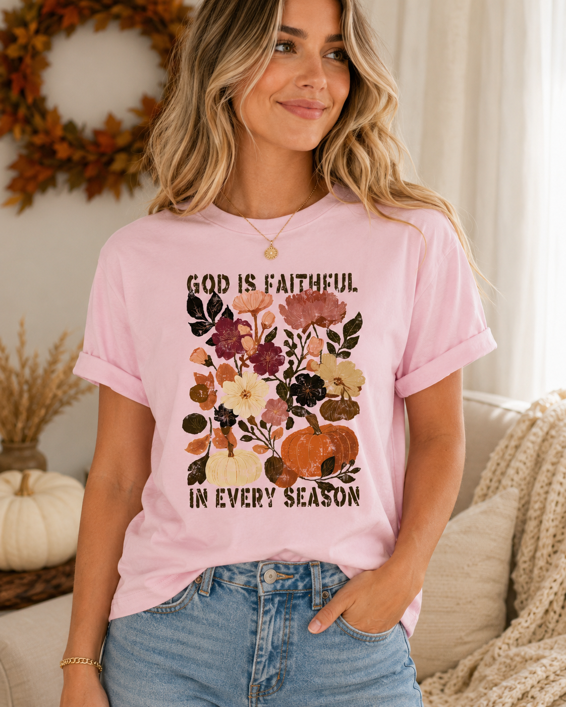 Tultex God Is Faithful Tee.