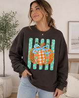 Gildan Polka Dot Pumpkin Sweatshirt.
