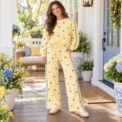 Yellow Polka Dot Loose Set