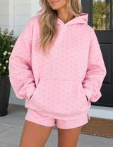 Pink Polka Dot Oversized Set