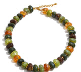 Fall Beaded Necklace & Bracelet