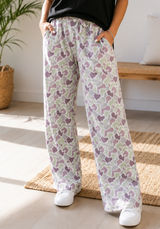 Camo Drawstring Loose Pants