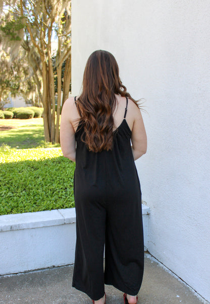 Black Knotted Jumpsuit RTS