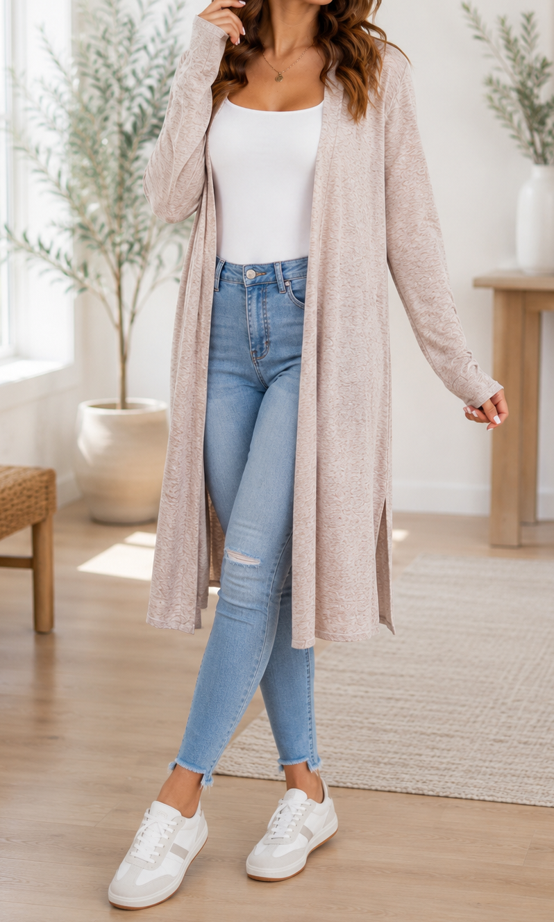 Casual Tunic Cardigan