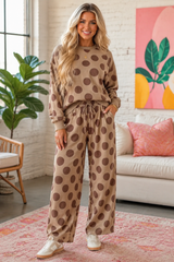 Polka Dot Drawstring Set