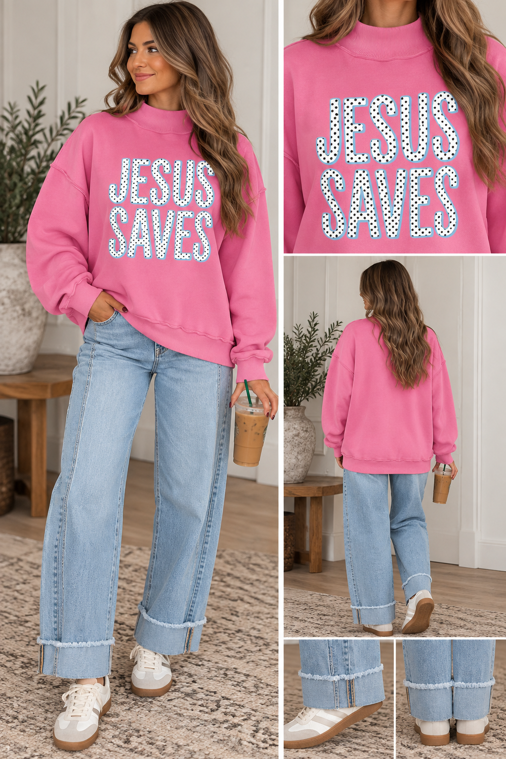 Jesus Saves Sweatshirt