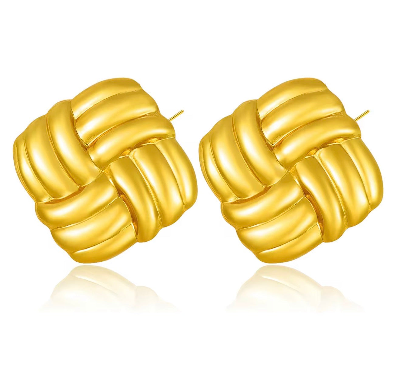 Square Twisted Studs