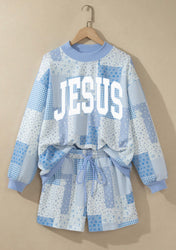 Jesus Floral Patchwork Set