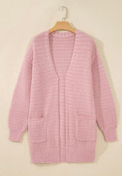 Pink Fuzzy Cardigan