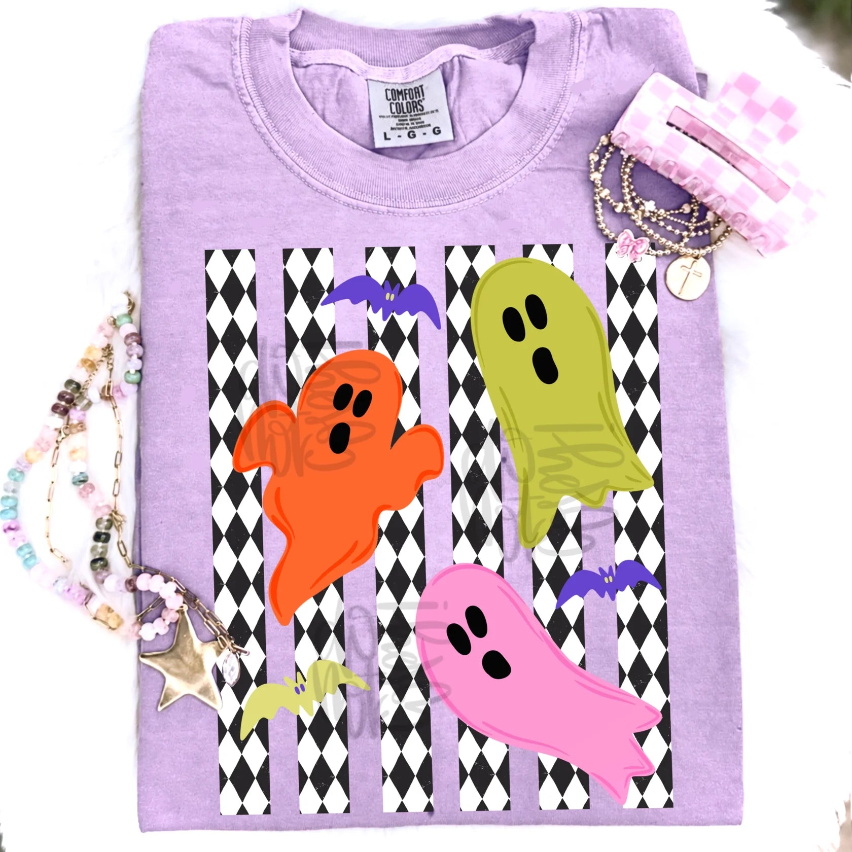 Stripe Peppy Ghost Tee.