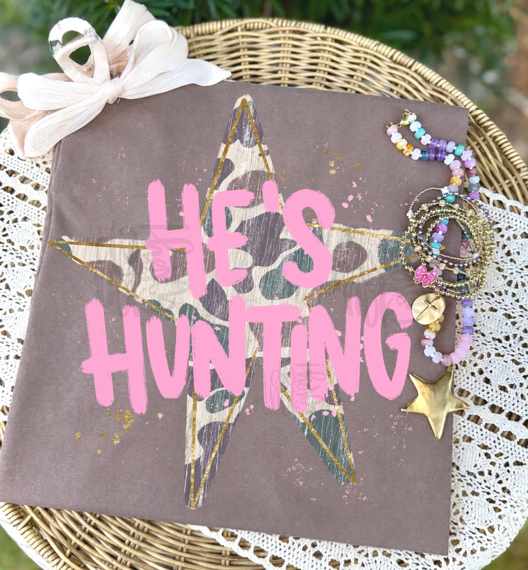 He’s Hunting Star Tee.