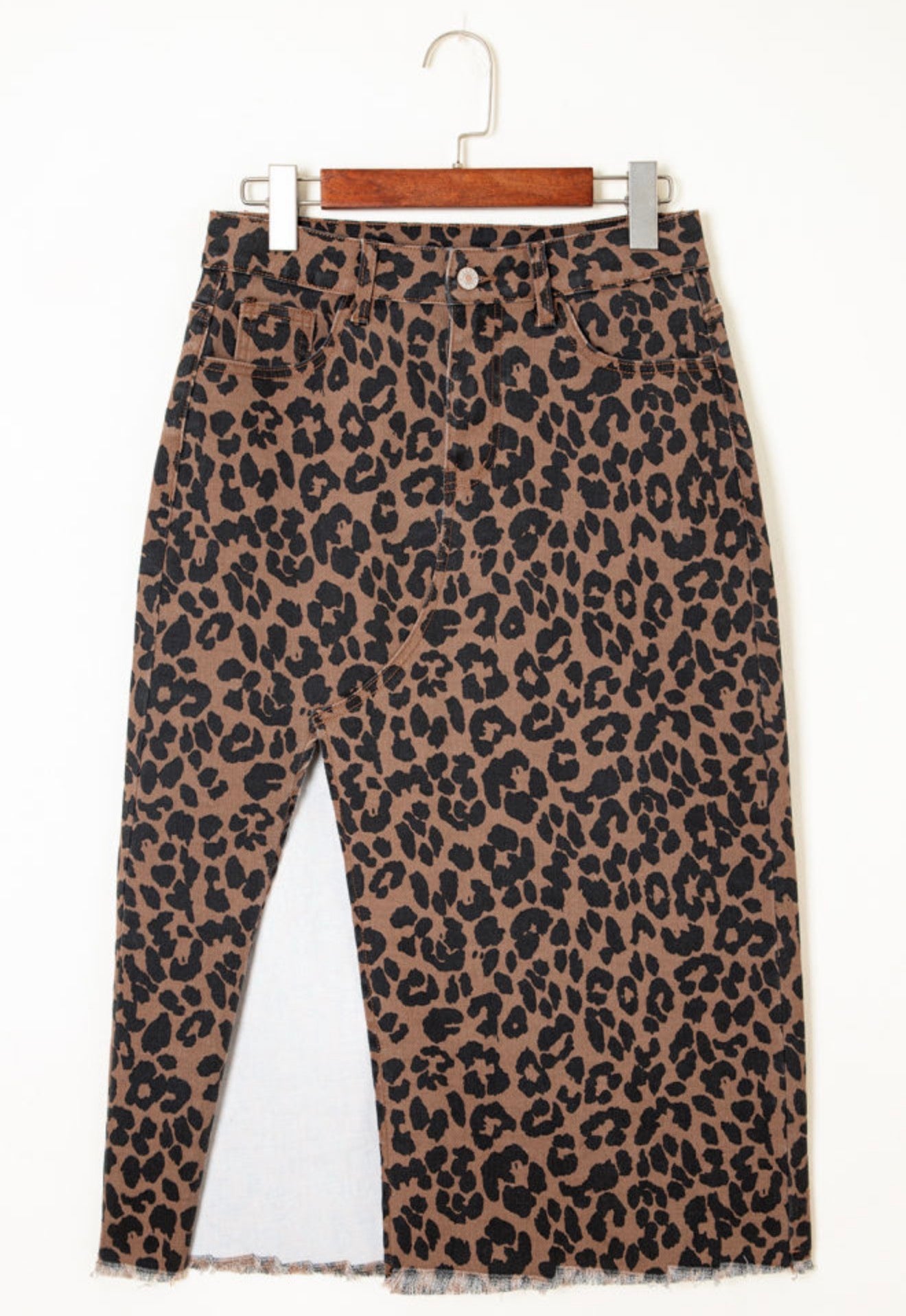 Leopard Midi Skirt