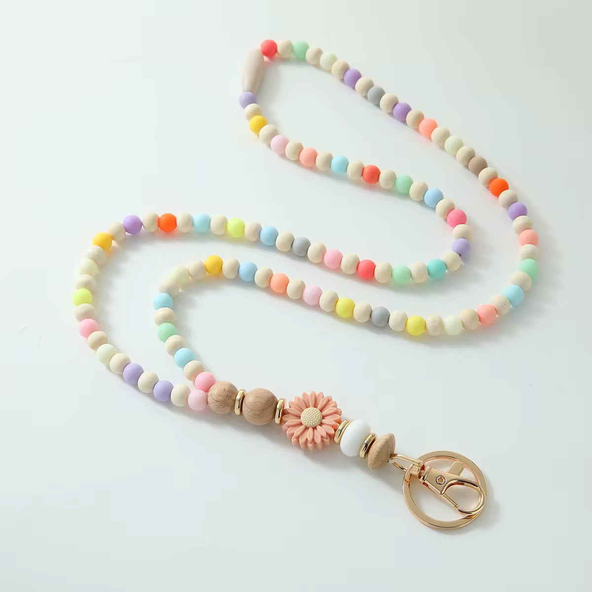 Breakaway Wooded Bead Lanyards New RTS