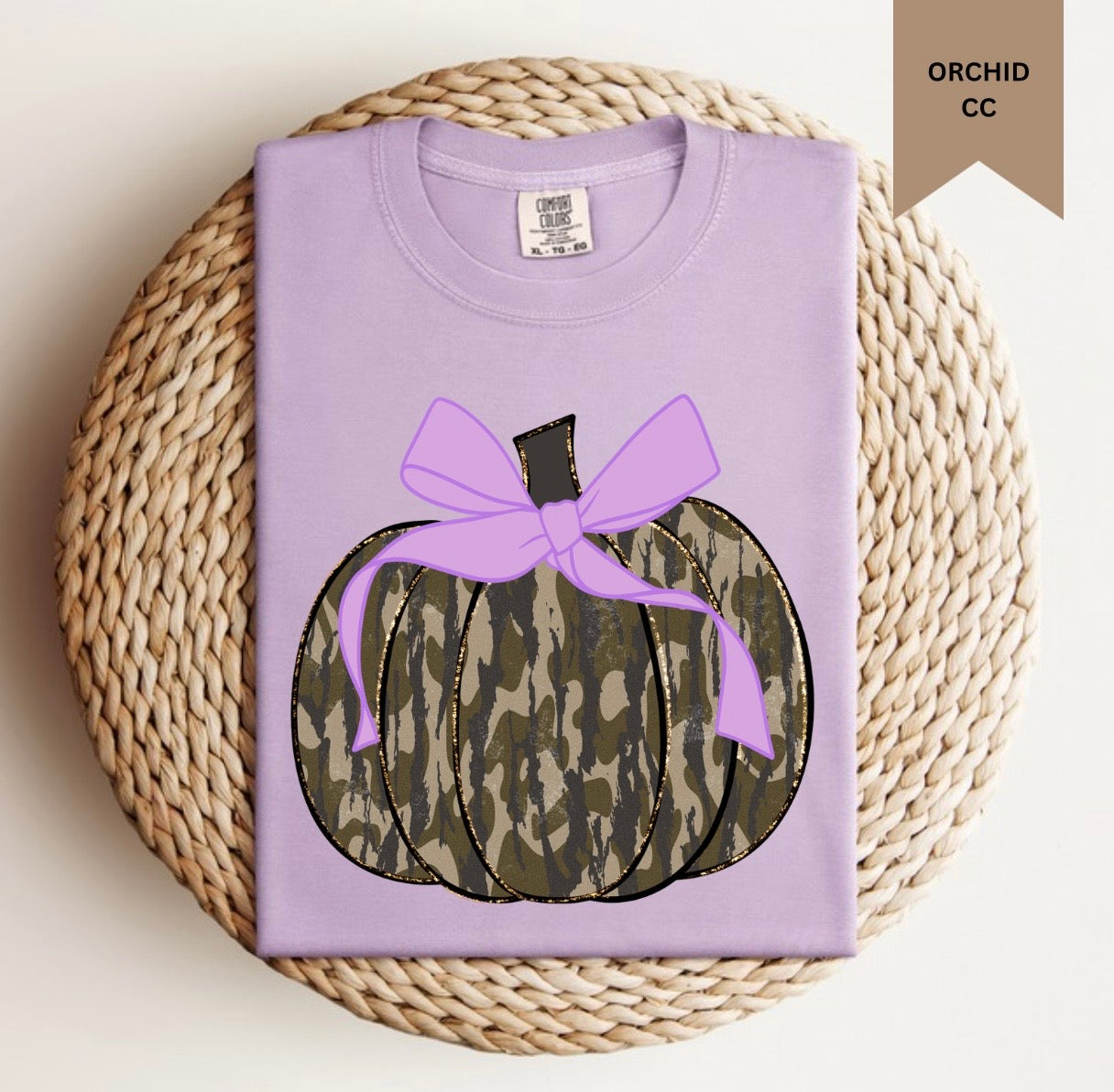 Camo Purple Pumpkin Tee.