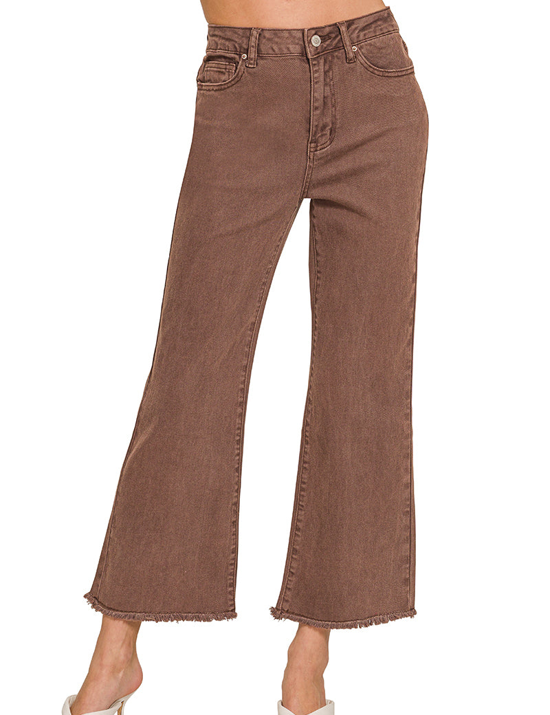 Frayed Bootcut  High Rise Jeans Zenana*multiple colors* RTS