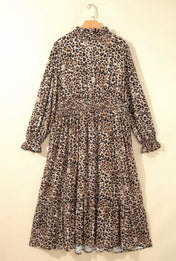 Brown Leopard Plus Dress