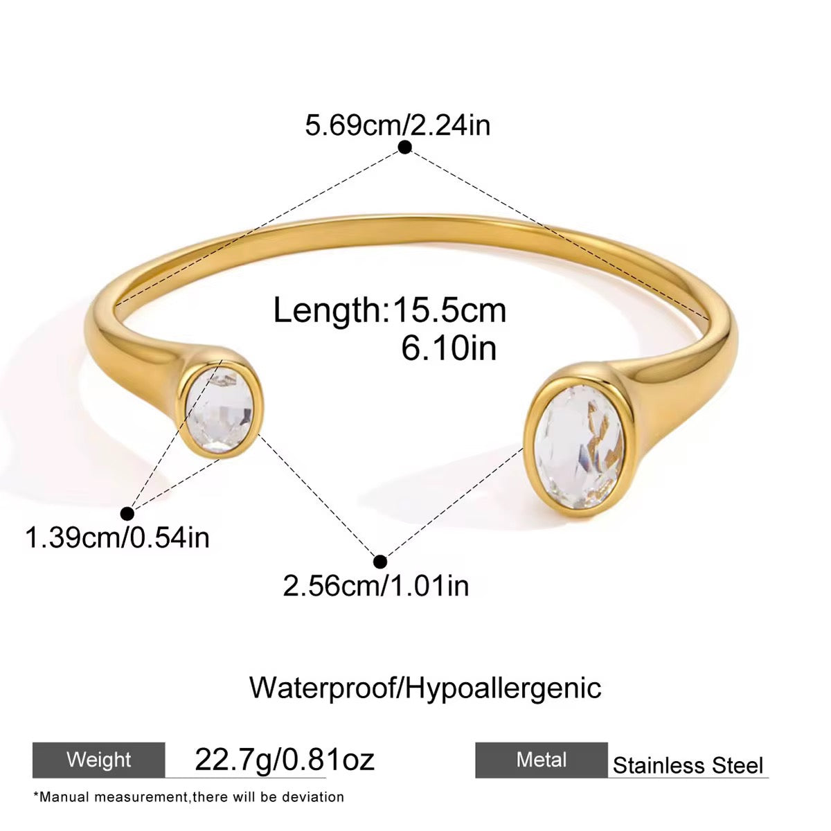 Open Bangle Bracelet New RTS
