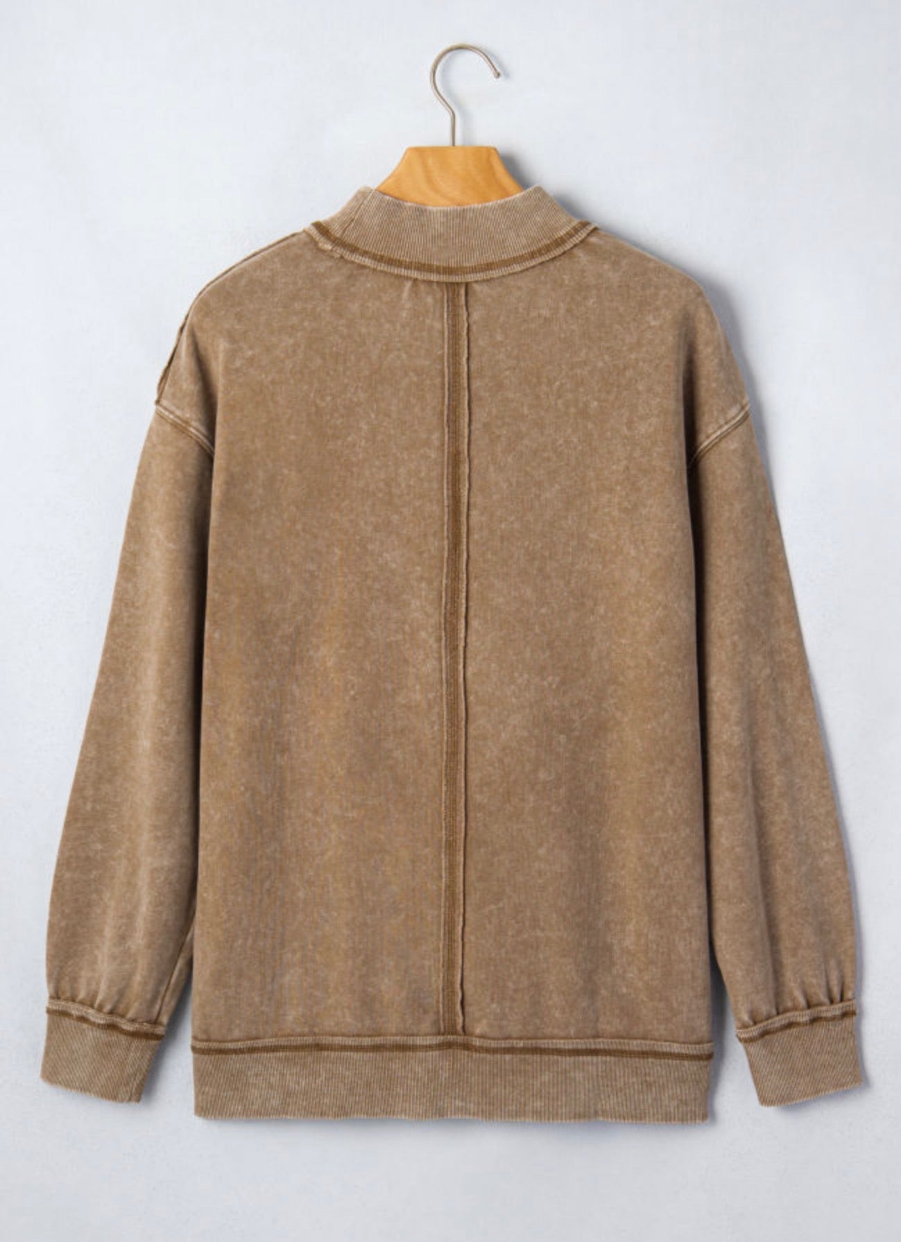 Brown Toner Washed Vintage Sweatshirt
