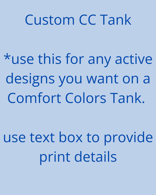 CUSTOM CC TANK