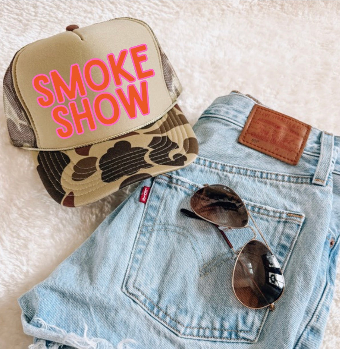 Smoke Show Trucker Hat.
