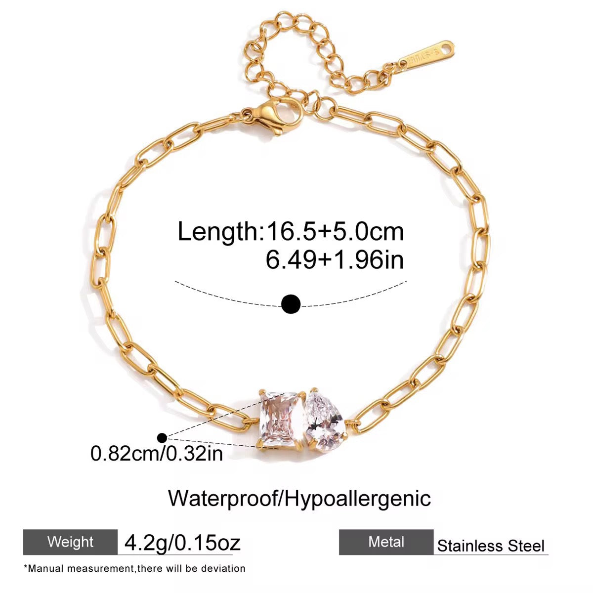 Paperchain Diamond Bracelet New RTS
