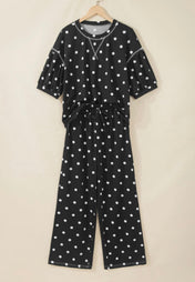 Polka Dot Casual Set