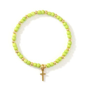 Cross Beaded Bracelet