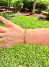 Heart Beaded Chain Bracelet New RTS