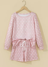 Polka Dot Loose Short Set