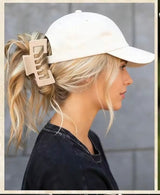 Trucker Claw Clip *multiple colors* Hat.