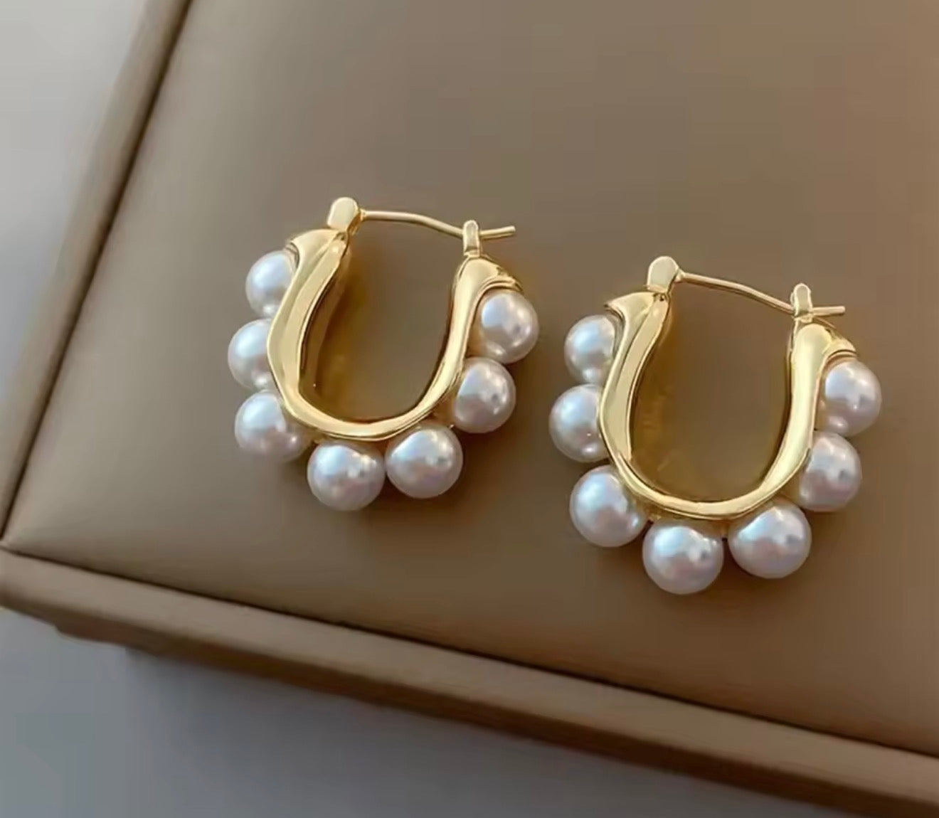 Pearl Hoops