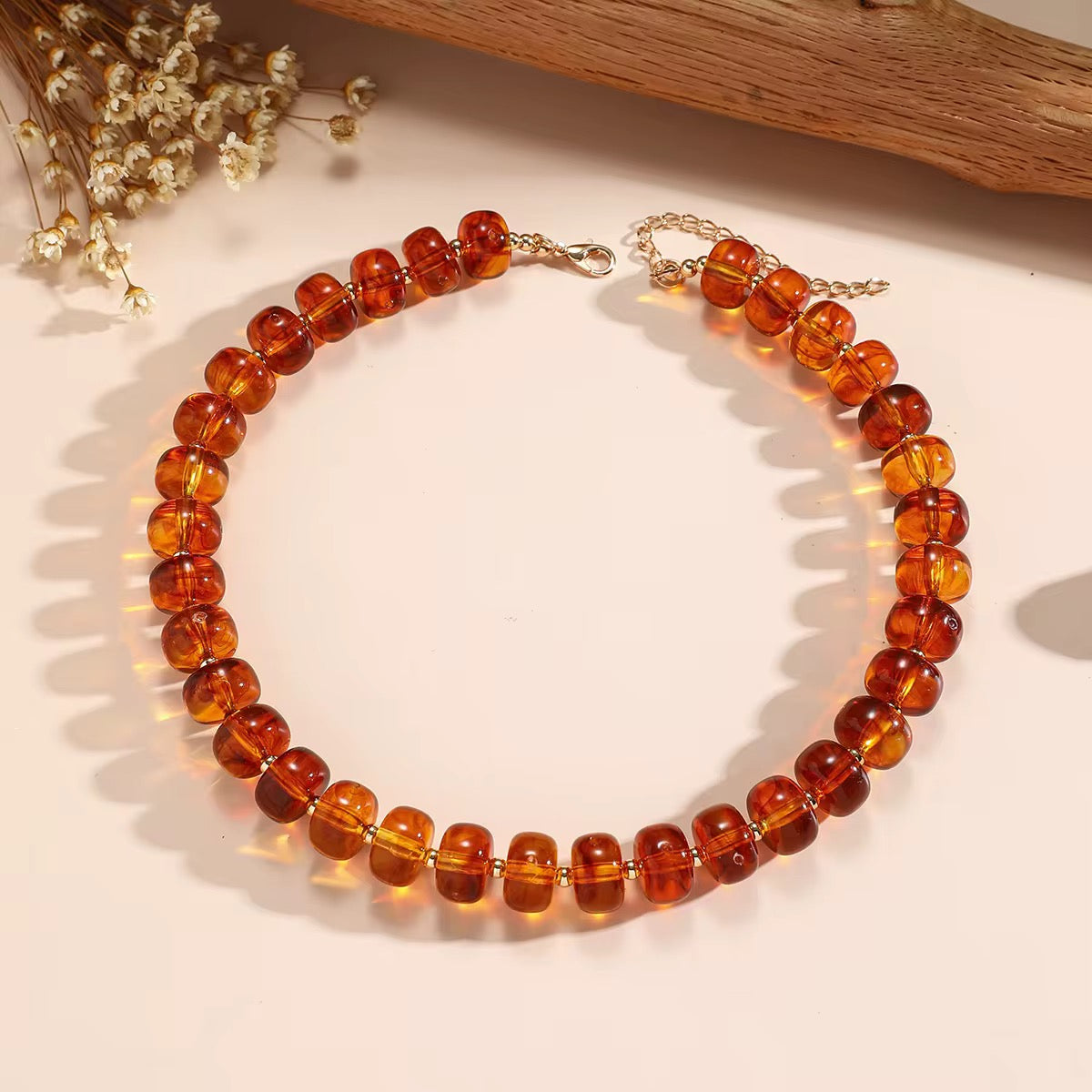 Acrylic Beaded Necklace