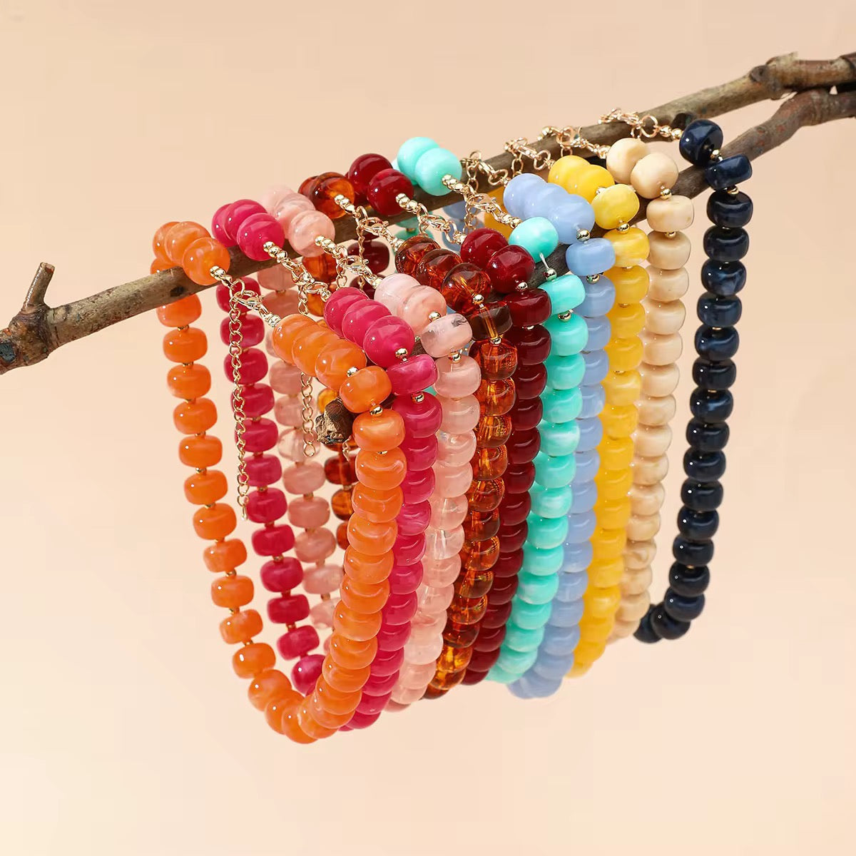 Acrylic Beaded Necklace