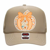 Pumpkin Lace Hat.