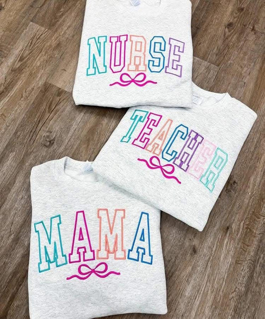 Occupation Embroidered Sweatshirt