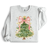 Pretty Pink Bow Tree Sweatshirt.