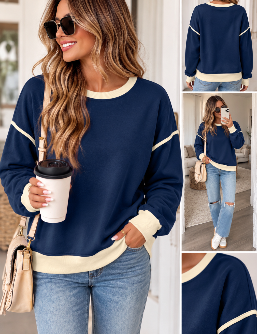 Colorblock Sweatshirt Full Run RTS