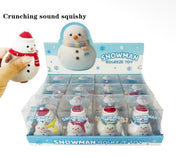 Christmas Crunchy Snowman Squishy Preorder