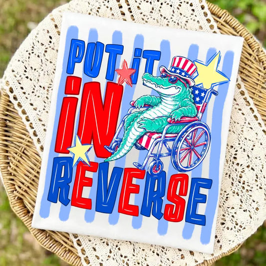 Put It In Reverse Terry Tee.