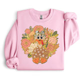 Preppy Floral Turkey Sweatshirt.