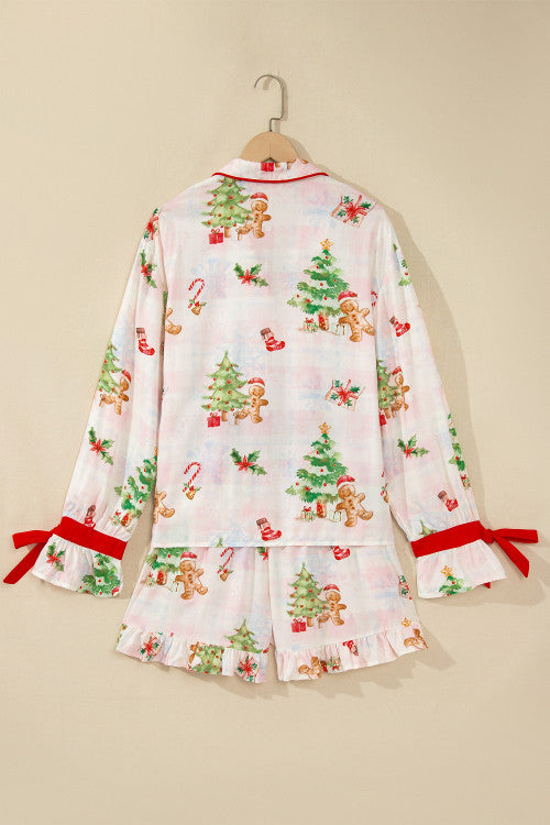 Pink Christmas PJ Set