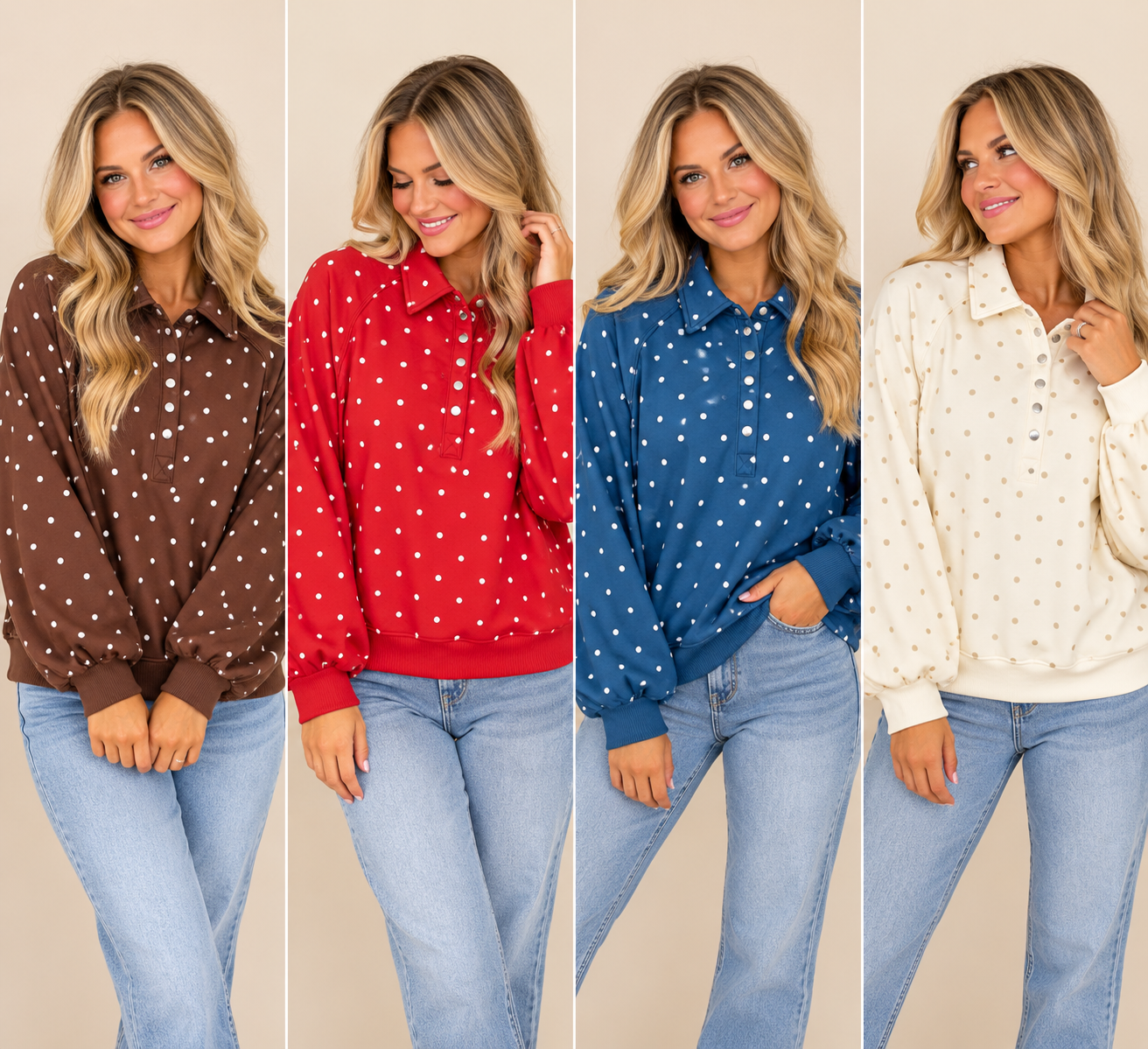 Polka Dot Pullover