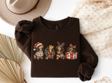 Christmas Dachshund Sweatshirt.