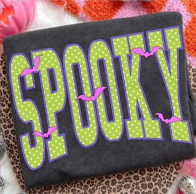 Spooky Green Dotted Tee.