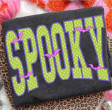 Spooky Green Dotted Tee.
