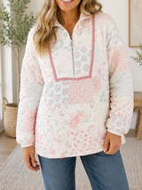 Floral Quilted Sweatshirt Full Run RTS